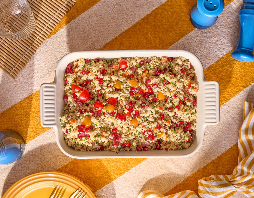 Couscous com Rom&atilde;
